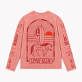 Lady Liberty Long Sleeve T-shirt - Dusty Rose