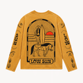 Lady Liberty Long Sleeve T-shirt - Gold