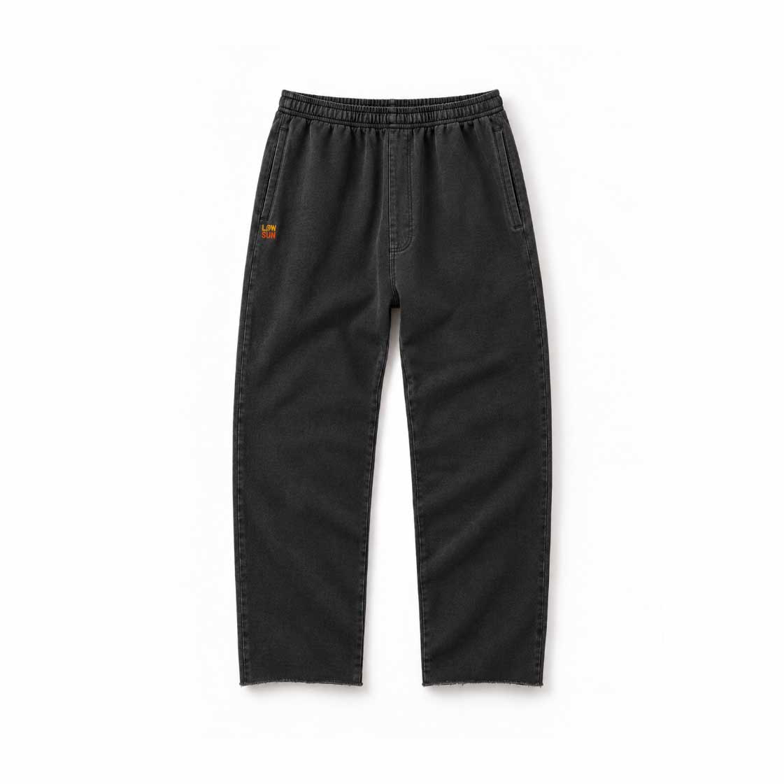 Low Sun Après Surf Raw Hem Sweatpant — Slate