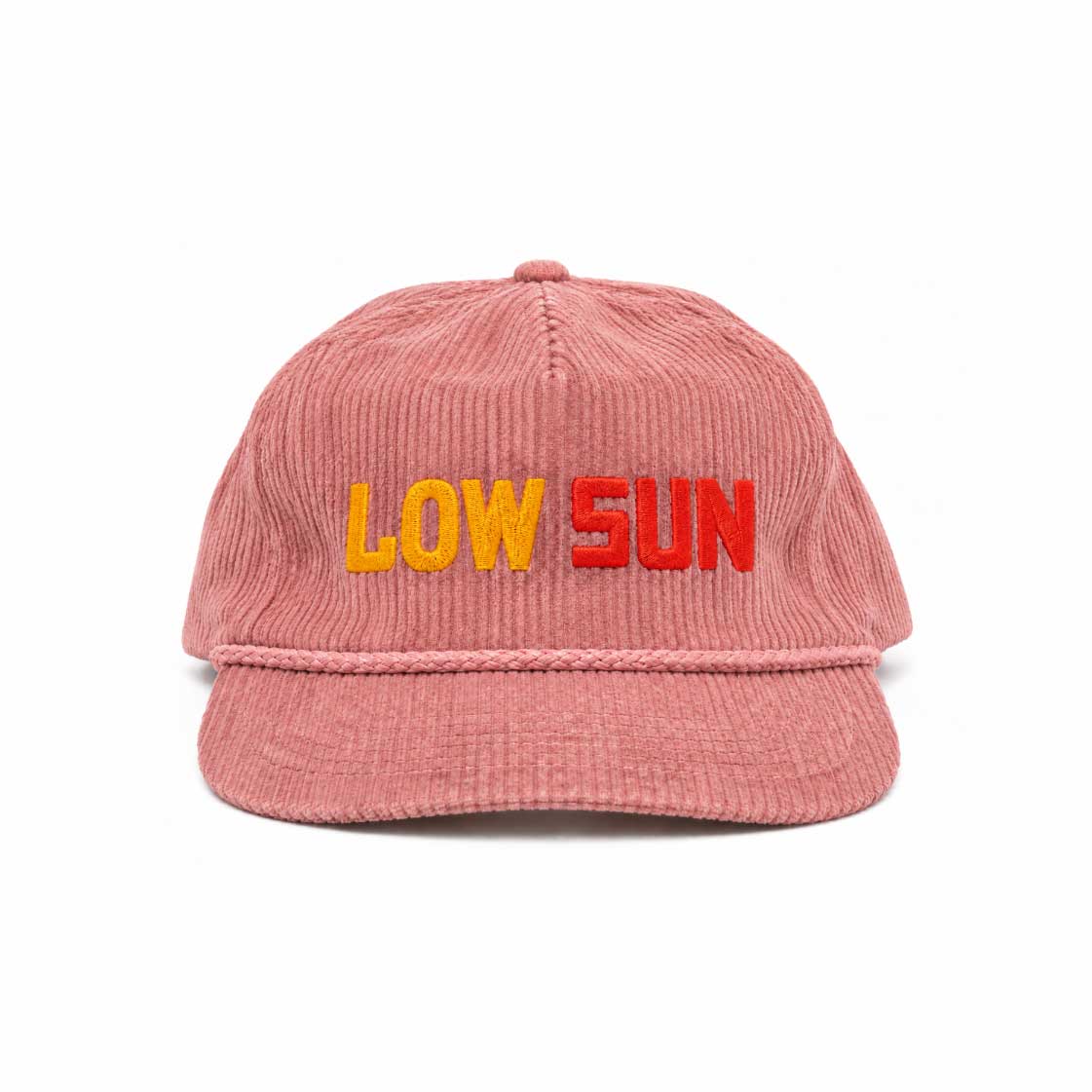 Low Sun Corduroy Horizon Logo Hat - Dusty Rose