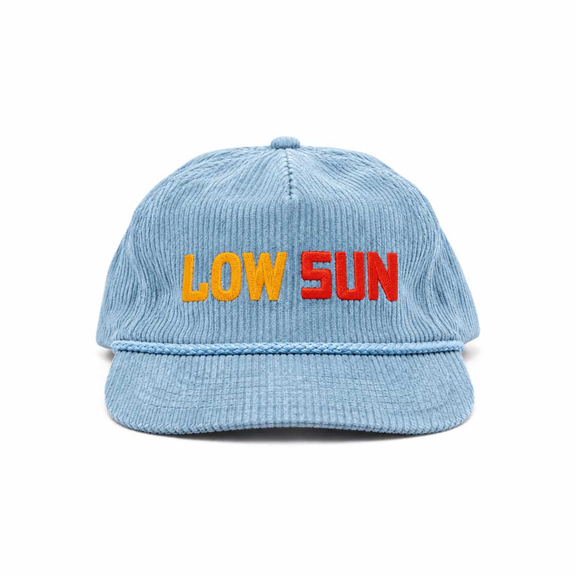 Low Sun Corduroy Horizon Logo Hat - Faded Blue
