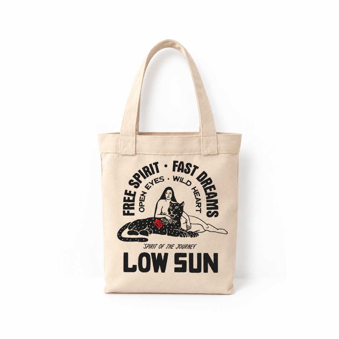 Low Sun Lady Jag Small Market Tote - Natural