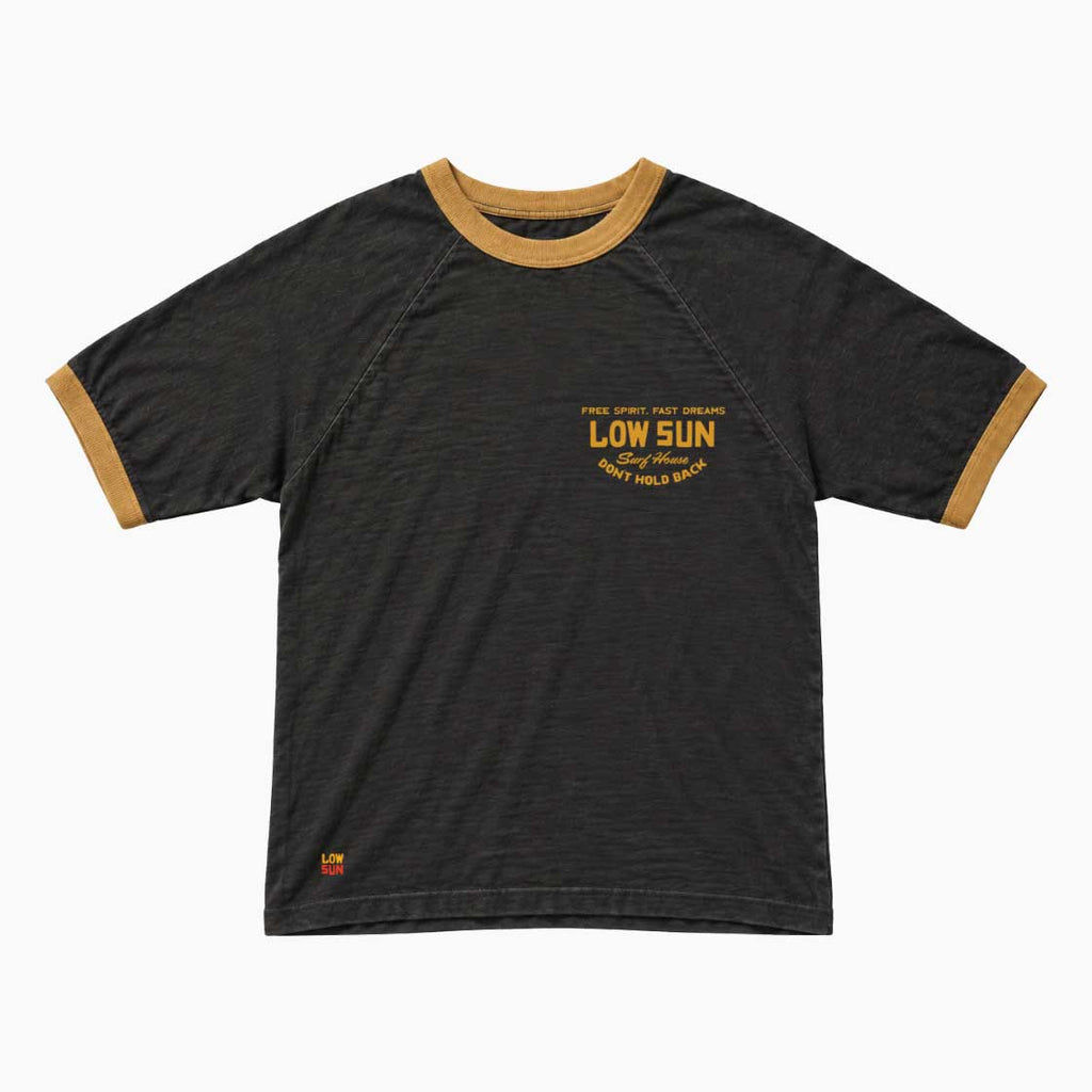 Tiger Horizon Short Sleeve Ringer T-shirt - Slate